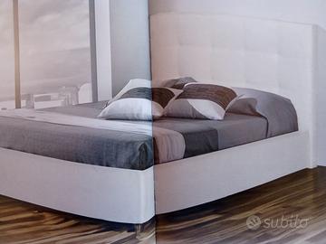 Letto matrimoniale con box contenitore