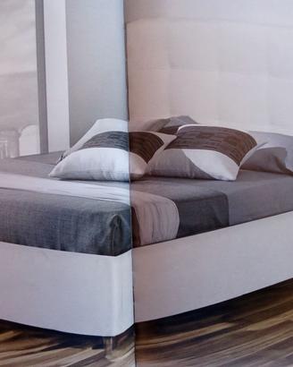 Letto matrimoniale con box contenitore