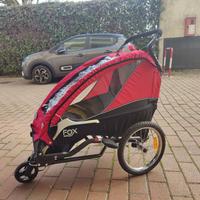 Rimorchio Bici e Passeggino Jogging Papilloshop FO