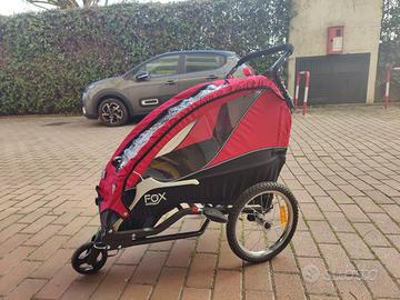Rimorchio Bici e Passeggino Jogging Papilloshop FO
