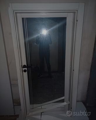 Porta con specchio da interno completa