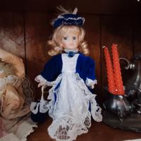 bambole in porcellana  da collezione 