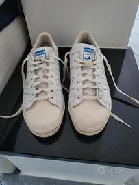 Scarpe Sportive Adidas Superstar bianche n. 45.5 