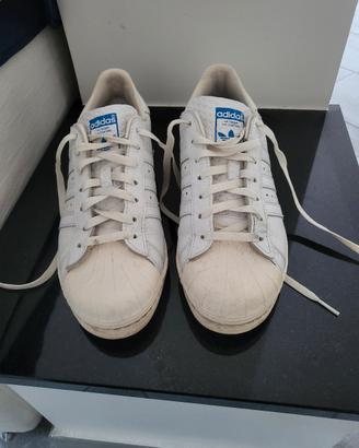 Scarpe Sportive Adidas Superstar bianche n. 45.5 