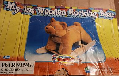 Orso peluche a dondolo