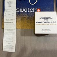 Omega Swatch MISSION TO EARTHPHASE MOONSHINE GOLD