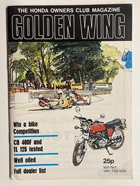 RIVISTA "GOLDEN WING" HONDA - n°1 - 1976 - RARO