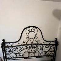 Letto Matrimoniale in Ferro Battuto Ottocento
