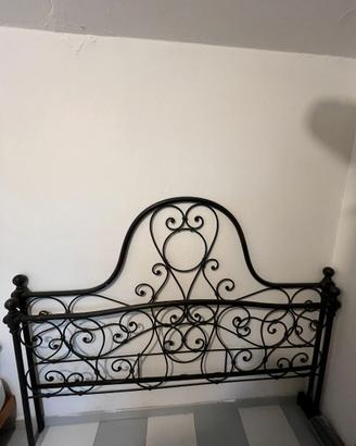 Letto Matrimoniale in Ferro Battuto Ottocento