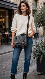borsa donna in jeans 