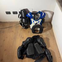 Protezioni motocross enduro pettorina ginocchiere