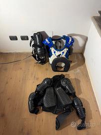 Protezioni motocross enduro pettorina ginocchiere