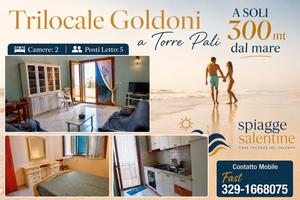 OFFERT a SOLI 300mt SPIAGGIA a Torre Pali 22-29/08