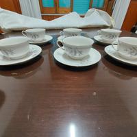 servizio di 6 tazze da thè antico