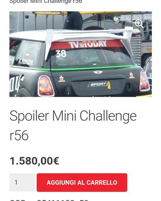ALETTONE  CHELLENGE MINI R56, originale
