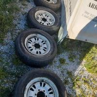 4 cerchi DA 16 in ferro Mitsubishi Pajero