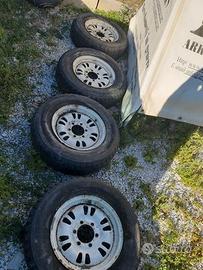 4 cerchi DA 16 in ferro Mitsubishi Pajero
