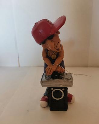 Mestieri statua statuetta caricatura Disc Jockey