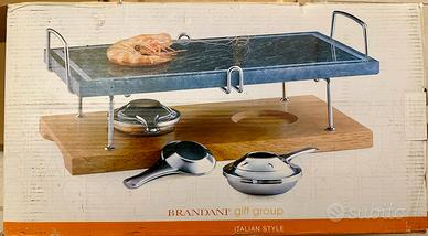 Pietra Ollare con base in legno Brandani Nuova