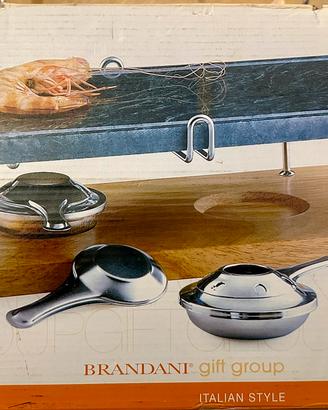 Pietra Ollare con base in legno Brandani Nuova