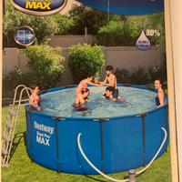 Piscina bestway 366x122 circolare come nuova