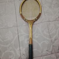 Racchetta Tennis Sovereign Legno Vintage 