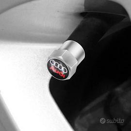 4 TAPPI COPRIVALVOLA AUDI CON LOGO