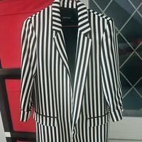 Blazer bianco e nero Zara
