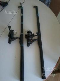 Canne da pesca con mulinello per trote