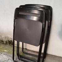 sedie pieghevoli nere