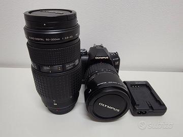 Olympus E-510 e due obiettivi Olympus professional
