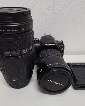 Olympus E-510 e due obiettivi Olympus professional