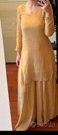 Completo Mustard in Stile Salwar Kameez