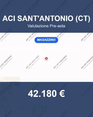 Immobile in asta di 245 m² a Aci Sant'Antonio