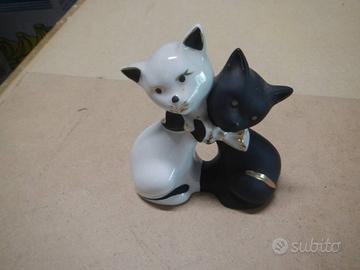 Coppia gatti Capodimonte