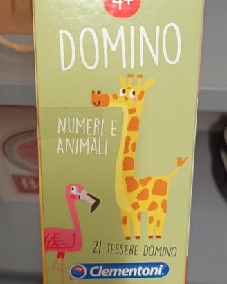 Clementoni , Domino per bambini. Numeri e animali.