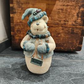Statuina orso natalizio