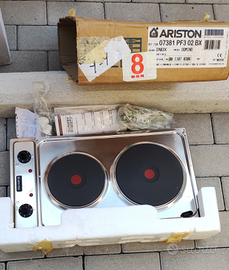 Piano cottura elettrico inox ARISTON mod. Domino