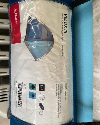 Tenda da campeggio tre posti