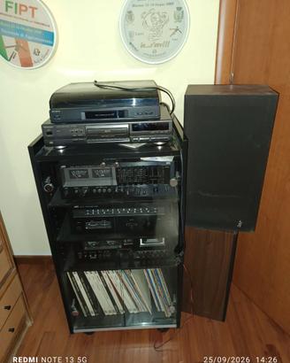 Impianto stereo vintage