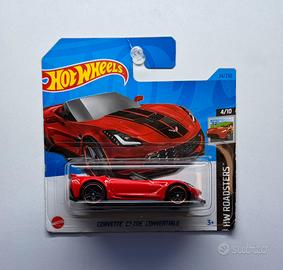 Hot Wheels Corvette C7 Z06 Convertible Rosso 2023