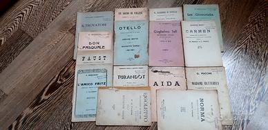 antichi libretti opere liriche