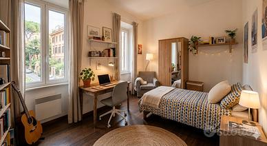 Stanza singola in zona battistini / metro a