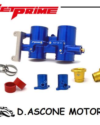 Kit corpo farfallato 38mm ovale TMAX 2012 2016 JET