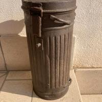 Contenitore Tubo Maschera anti gas tedesca WW2