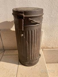 Contenitore Tubo Maschera anti gas tedesca WW2