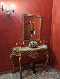 Console con specchio
