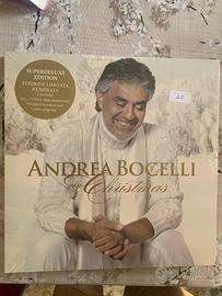 Cofanetto di 2 dischi e cd di andrea Bocelli