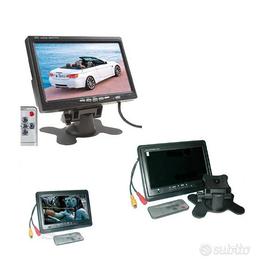 MONITOR LCD 7" TFT TV AUTO -  CAMPER - CASA
