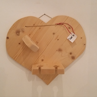 Cuore regalo calici vino portabottiglie